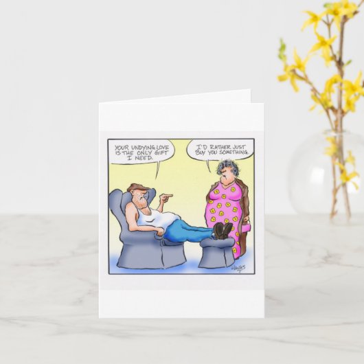 Alberner Jahrestag Karte (Gelbe Blume)