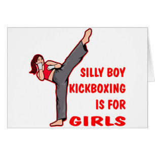 Alberner Junge Kickboxing ist für Mädchen