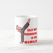 Alberner Junge Kickboxing ist für Mädchen Kaffeetasse (Mittel)