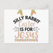 Alberner Kaninchenoster für Jesus Funny Ostern Postkarte (Vorderseite)