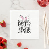 Alberner Kaninchenoster für Jesus Ostern Serviette (Beispiel)
