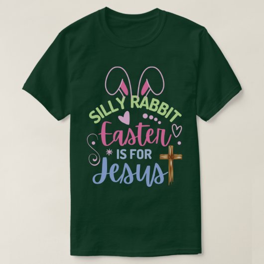 Alberner Kaninchenoster für Jesus Ostern T-Shirt (Design vorne)