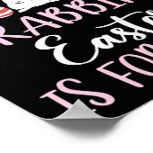 Alberner Kaninchenoster ist für Jesus-Eier Poster (Ecke)