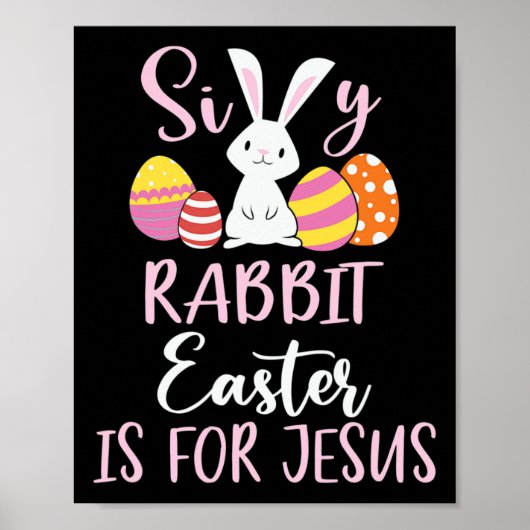 Alberner Kaninchenoster ist für Jesus-Eier Poster (Vorne)