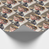 Alberner Karikaturenalter Geschenkpapier (Ecke)