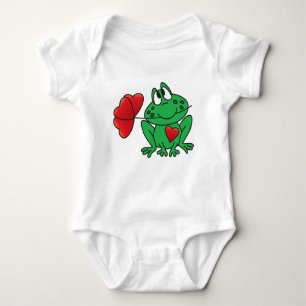 Alberner kleiner Liebe-Frosch Baby Strampler