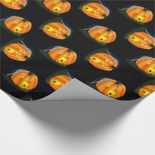 Alberner Kürbis Geschenkpapier (Ecke)