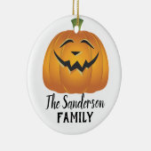 Alberner Kürbiskreidekammbaum Keramik Ornament (Rechts)