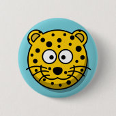 Alberner Leopard-Knopf Button (Vorderseite)