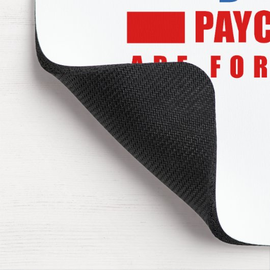 Alberner Liberaler. Gehaltsscheck sind für Mousepad (Ecke)