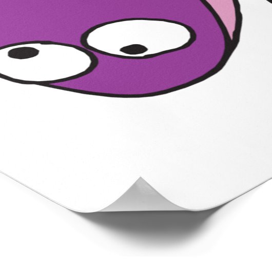 alberner lila Hai Poster (Ecke)