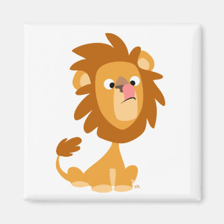 Alberner Löwe! Cartoon Magnet