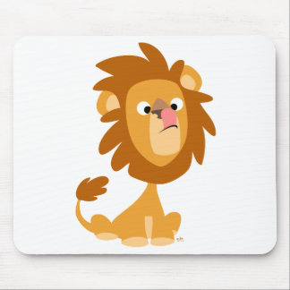 Alberner Löwe! Cartoon Mousepad