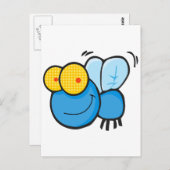 alberner niedlicher Cartoon Postkarte (Vorne/Hinten)