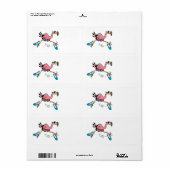 alberner niedlicher Joggen mit Flamingo (Vorne)