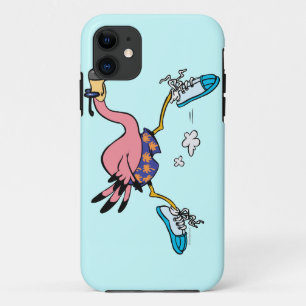 alberner niedlicher Joggen mit Flamingo Case-Mate iPhone Hülle