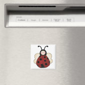 alberner niedlicher, runder Ladybug-Cartoon Magnet (In Situ (Geschirrspüler))