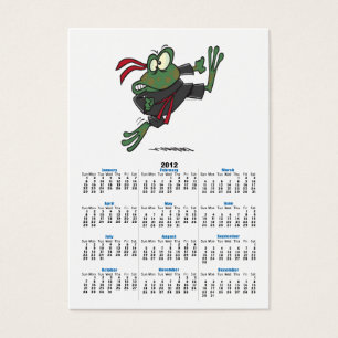 alberner Ninja-Frosch-Cartoon