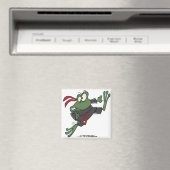alberner Ninja Frosch Cartoon Magnet (In Situ (Geschirrspüler))