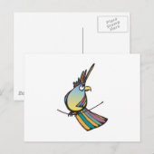 alberner Papagei Postkarte (Vorne/Hinten)