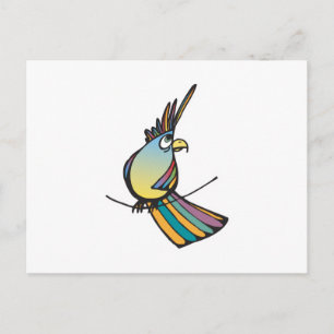 alberner Papagei Postkarte
