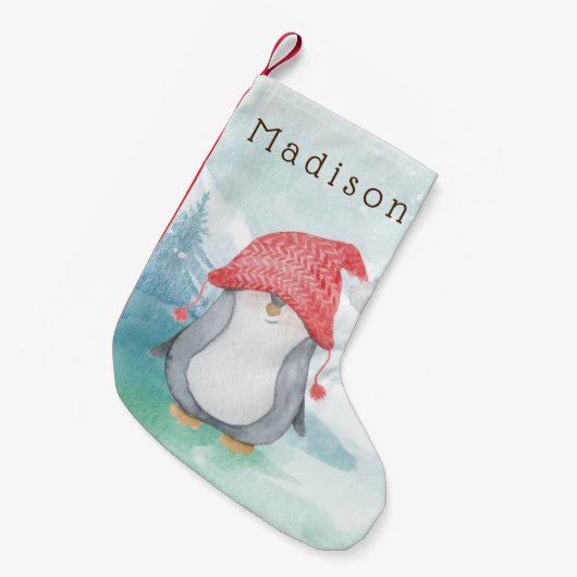 Alberner Pinguin Kleiner Weihnachtsstrumpf (Vorderansicht (hängend))