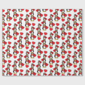 Alberner Pinguin Stack | Weihnachten Geschenkpapier (Flach)