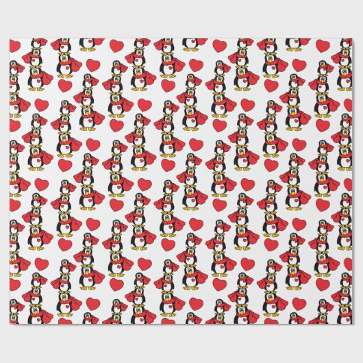 Alberner Pinguin Stack | Weihnachten Geschenkpapier (Flach)