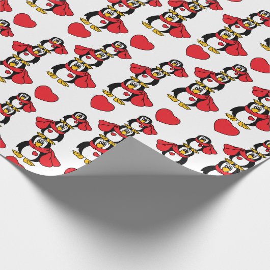 Alberner Pinguin Stack | Weihnachten Geschenkpapier (Ecke)