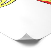 alberner Pizzacharakter Poster (Ecke)