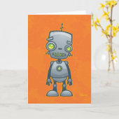 Alberner Roboter Karte (Gelbe Blume)