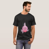 Alberner Rosa Fisch T-Shirt (Vorne ganz)