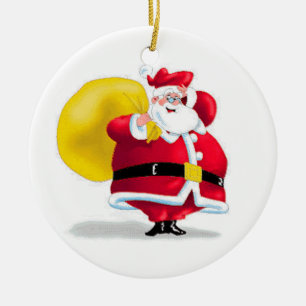 Alberner Santa Ornament