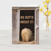 Alberner Scherz wird gut Karte (Gelbe Blume)