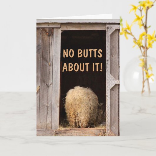 Alberner Scherz wird gut Karte (Gelbe Blume)