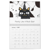 Alberner Schwarz-Weiß-Kalender Kalender (Jan 2027)