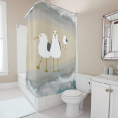 Alberner Seemöwe-Duschvorhang Duschvorhang (Beispiel)