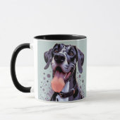 Alberner Spaß Happy Great Dane Hund Tier Tasse (Links)