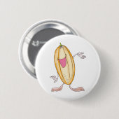 alberner Squash-Zeichentrickfilm Button (Vorne & Hinten)