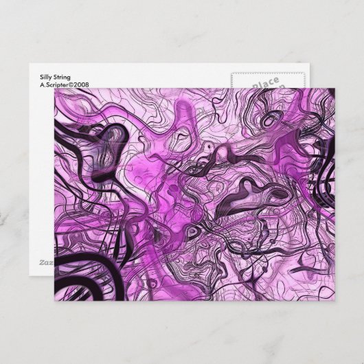 Alberner String Postkarte (Vorne/Hinten)