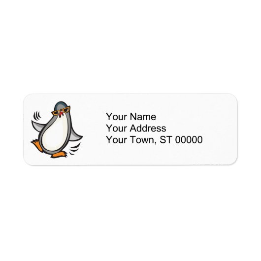 alberner tanzender Pinguin (Vorne)