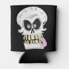 alberner Totenkopf-Skelett-Gesicht Dosenkühler