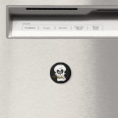 alberner Totenkopf-Skelett-Gesicht Magnet (In Situ (Geschirrspüler))