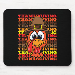 Alberner türkischer Erntedank-Tag Funny Bird Fall Mousepad