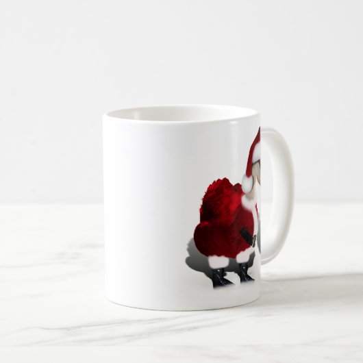 Alberner Weihnachtsmann - ein Web Footed Christmas Kaffeetasse (VorderseiteRechts)
