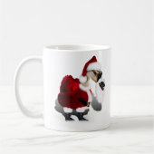 Alberner Weihnachtsmann - ein Web Footed Christmas Kaffeetasse (Links)