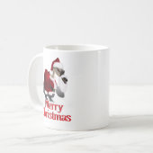 Alberner Weihnachtsmann - ein Web Footed Christmas Kaffeetasse (Vorderseite Links)