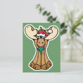 alberner Weihnachtsmohn Feiertagspostkarte (Stehend Vorderseite)