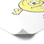 alberner ZwiebelCartoon Poster (Ecke)