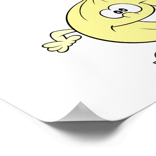 alberner ZwiebelCartoon Poster (Ecke)